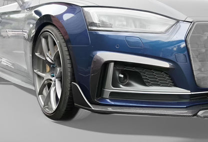 Audi S5 B9 & A5 SLINE Facelift Carbon Fiber Front Diffuser Lip (2017-2019)