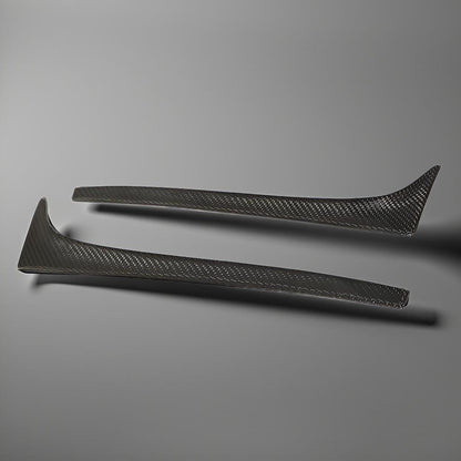 Volkswagen Golf MK7.5 Carbon Fiber Rear Side Spoiler Flaps (2014-2018)