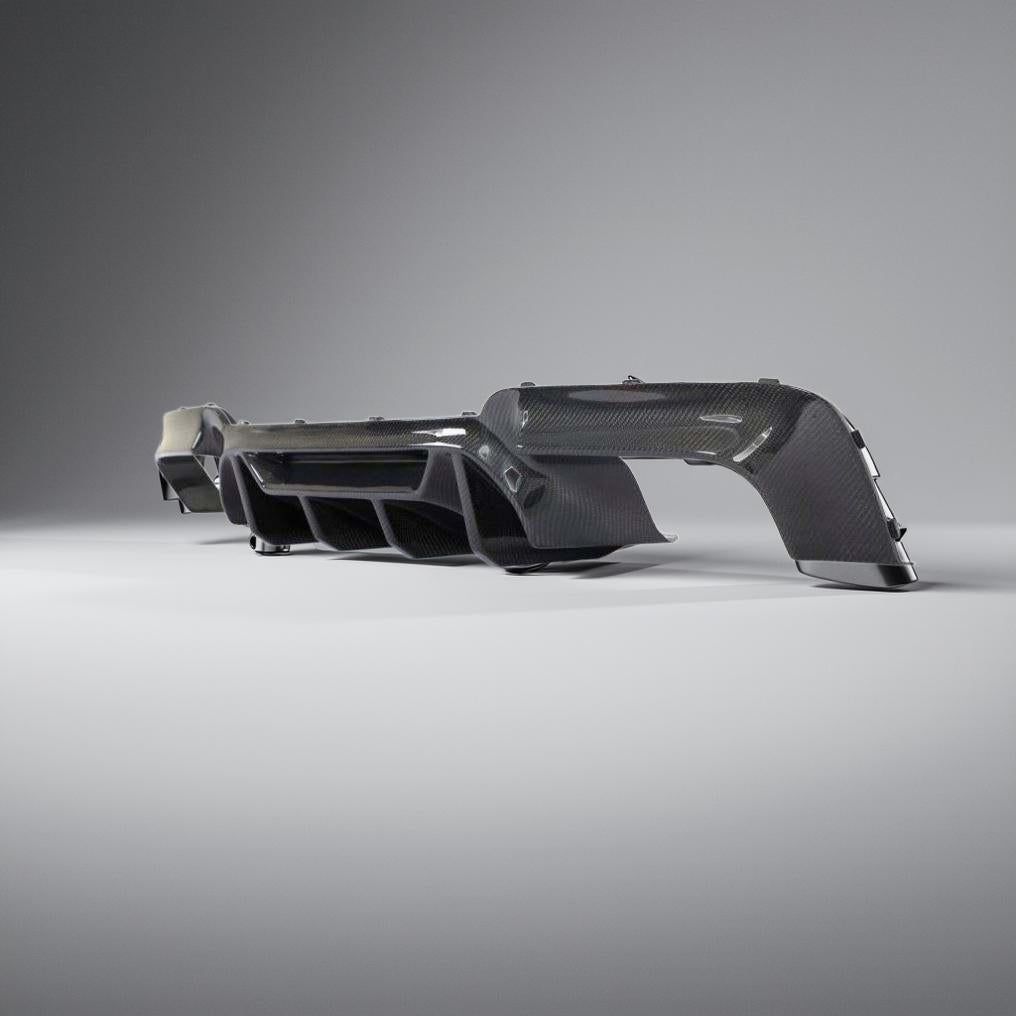 Carbon Fiber Rear Bumper Diffuser Lip Spoiler for BMW F10 & F11 & F18 M5 530i 550i (2011-2017)