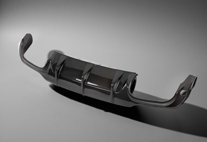 Carbon Fiber Rear Diffuser for Mercedes Benz C Class W204 C300 Sport or C63 AMG Sedan Facelift (2012-2014)