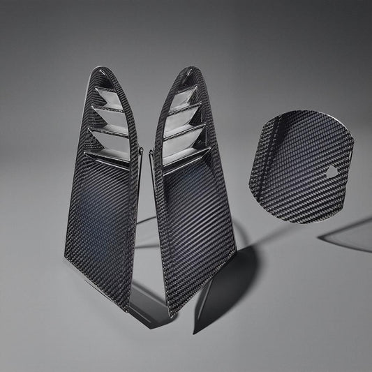 Carbon Fiber Front Bumper Air Intake Vents for Ferrari 458 Italia Coupe (2011-2013)