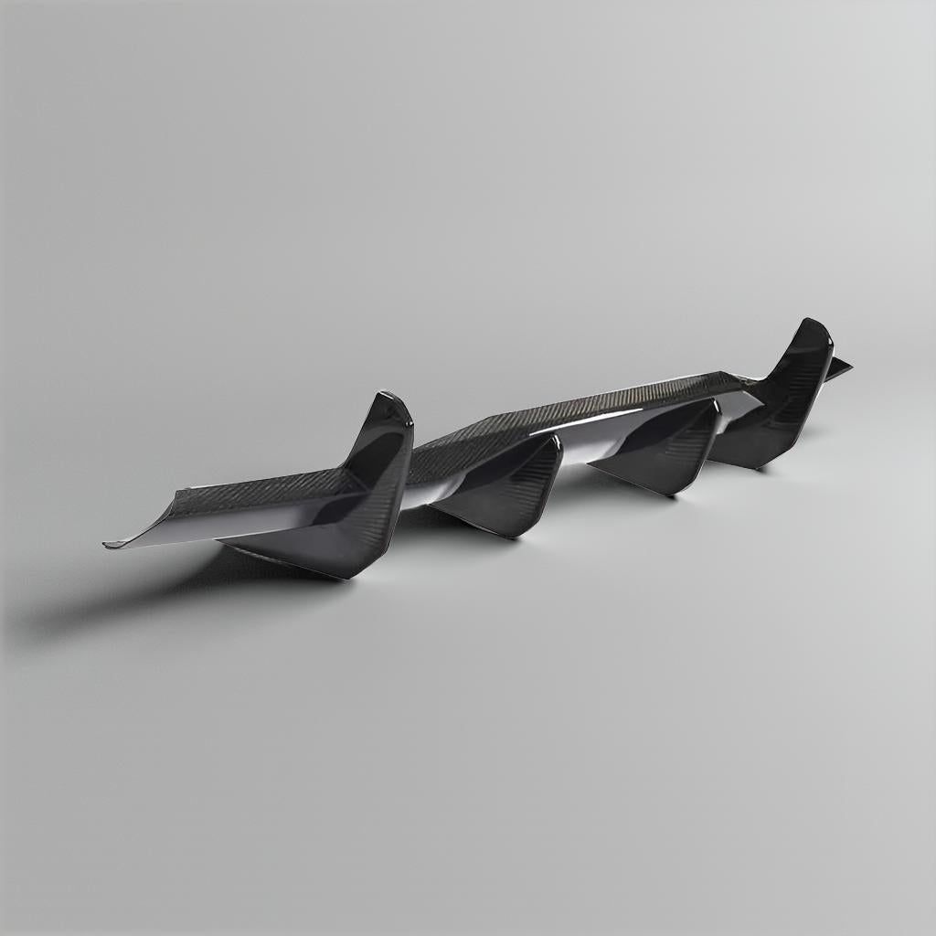 Carbon Fiber Rear Diffuser Lip for Chevrolet Corvette C8 Stingray (2020+)