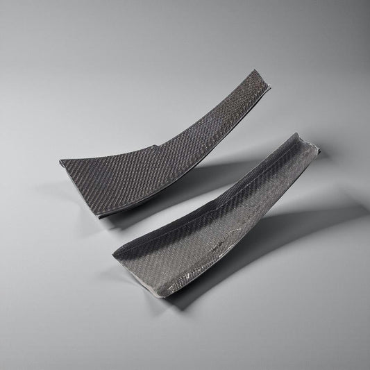 Carbon Fiber Front Bumper Canards & Fins Spoiler for BMW M3 E90/E92/E93 (2007-2013)