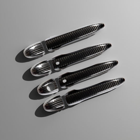 Dry Carbon Fiber Door Handle Cover for Maserati Ghibli, Quattroporte & Levante (2013-2019)