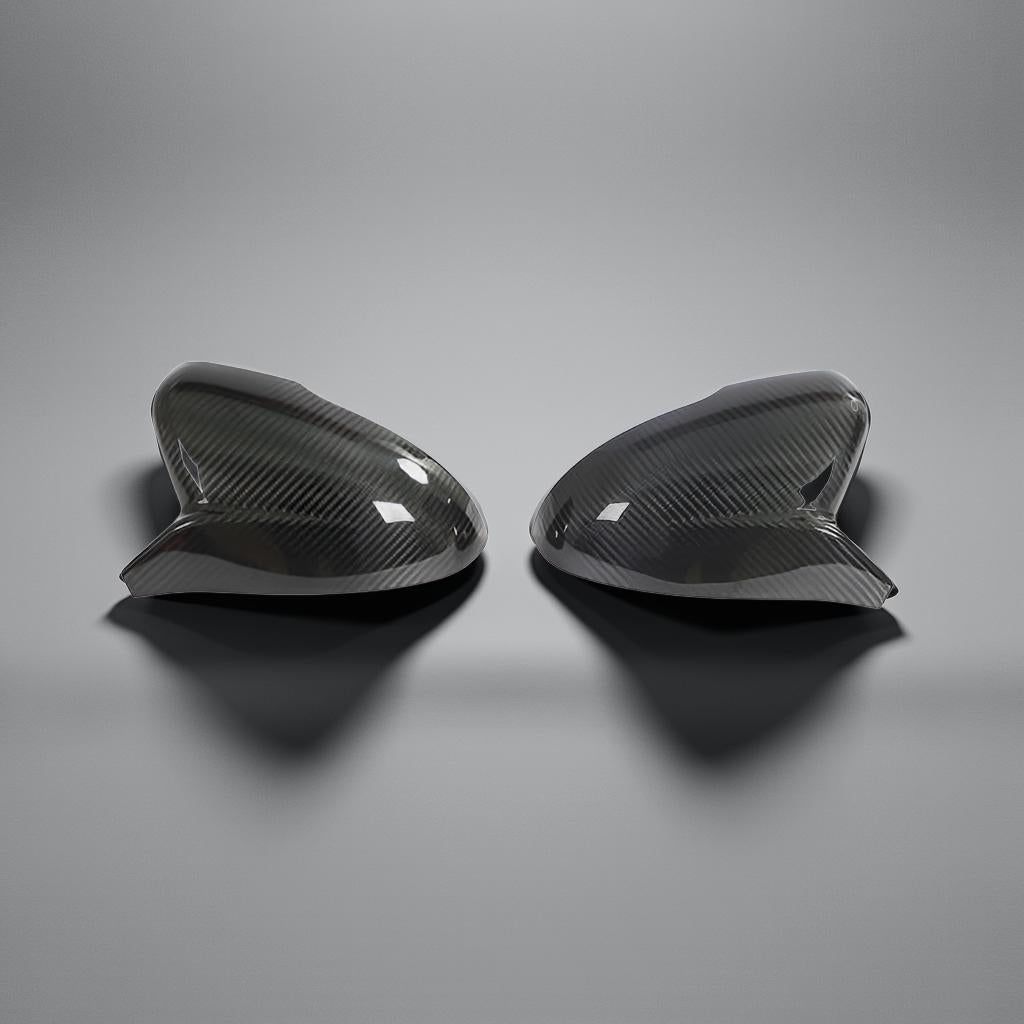 Carbon Fiber Custom Mirror Caps for KIA Stinger GT Hatchback 2018 to 2023