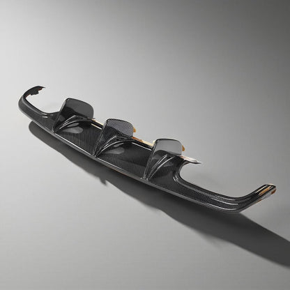 Mercedes Benz W204 C63 AMG Carbon Fiber Rear Diffuser Lip (2009-2011)