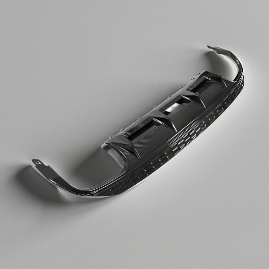 Audi A3 SLINE Sedan S3 Carbon Fiber Rear Lip Diffuser (2021-2023)