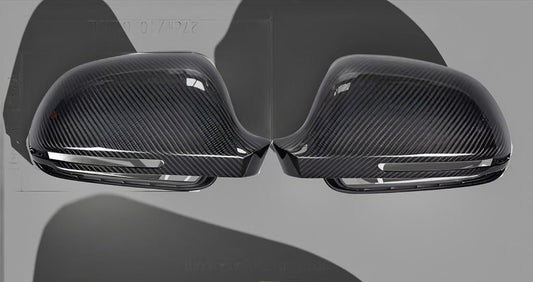 Carbon Fiber Wing Mirror Cap for Audi A4 B8 & A5 8T