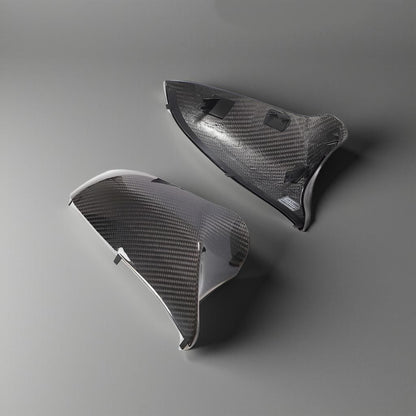 Dry Carbon Fiber Side Mirror Cover Caps for BMW 2, 3 & 4 Series (M3, M4 & M2C) F80, F82, F83 & F87 2018-2020