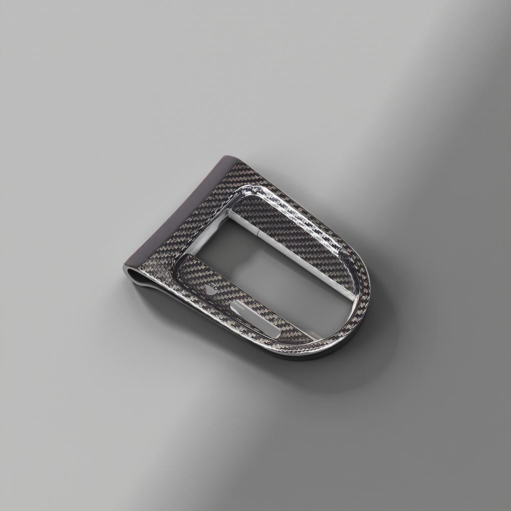 Dry Carbon Fiber Gear Knob Trims for Ford Mustang Shelby GT350 Coupe 2015-2019