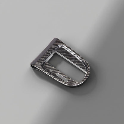Dry Carbon Fiber Gear Knob Trims for Ford Mustang Shelby GT350 Coupe 2015-2019