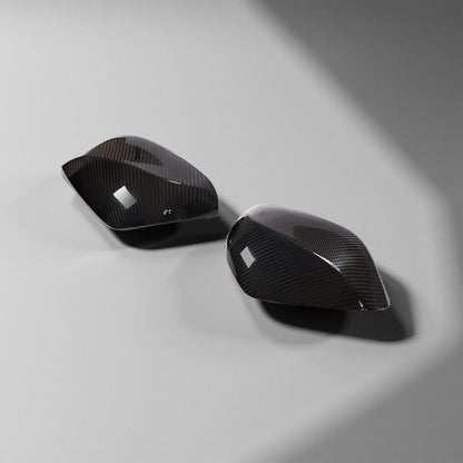 Dry Carbon Fiber Rearview Mirror Covers for Infiniti Q50, Q60, Q70 Sedan (2013-2021)