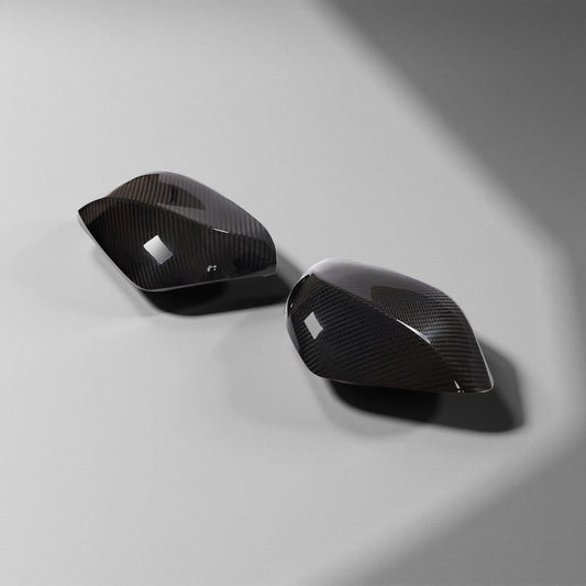 Dry Carbon Fiber Rearview Mirror Covers for Infiniti Q50, Q60, Q70 Sedan (2013-2021)