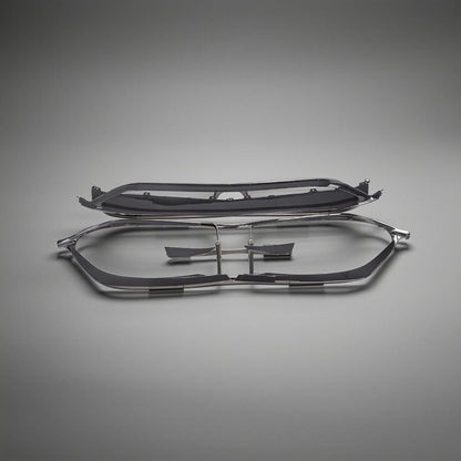 Black ABS Front Lip Splitters with Canards for Mercedes Benz A-Class (A180, A200, A250, A45 AMG) 2016-2017