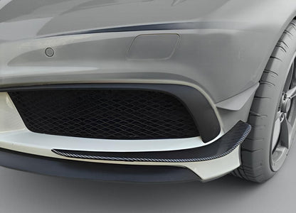 Carbon Front Bumper Spoiler Canards Lip Splitters for Mercedes W176 A250 & A45 AMG (2013-2015)