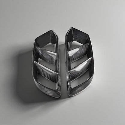 Mercedes-Benz C-Class Carbon Fiber Front Air Vents (W205, C180/C200/C300, 2015-2018)