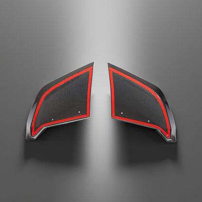 Audi R8 Gen 2 Plus Coupe Carbon Fiber Rear Bumper Blades (2016-2018)