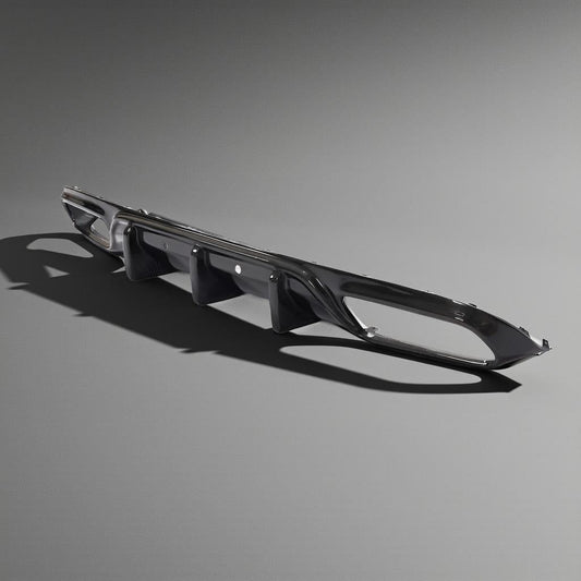 Mercedes W205 C63 AMG 2-Door Carbon Fiber Rear Diffuser Lip (2015-2019)