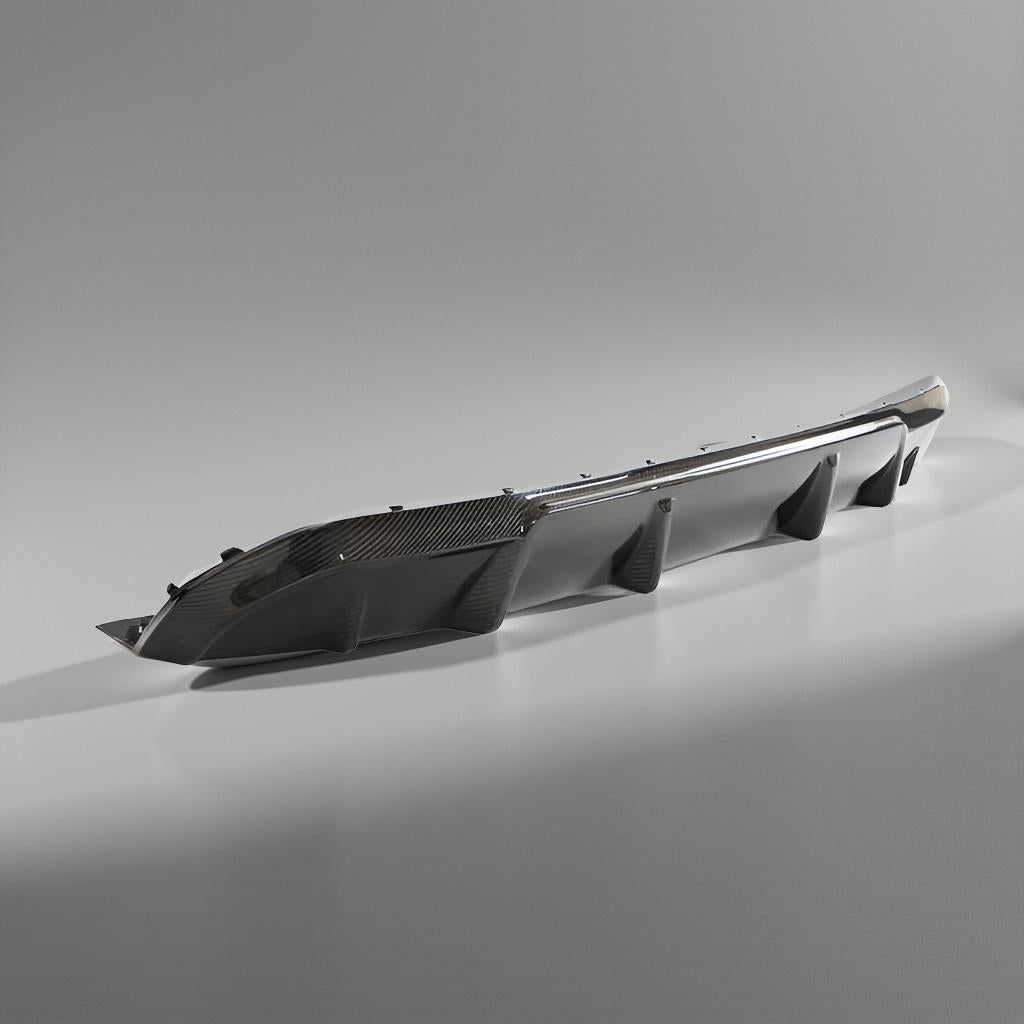 Carbon Fiber Rear Diffuser Lip for BMW i4 M50 Hatchback 2022-2023