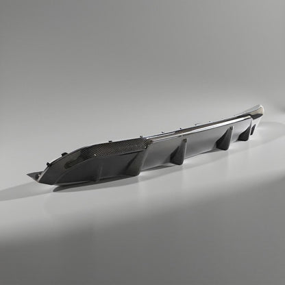 Carbon Fiber Rear Diffuser Lip for BMW i4 M50 Hatchback 2022-2023