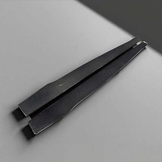 Audi RS3 8V Carbon Fiber Facelift Side Skirts Extension (2017-2018)