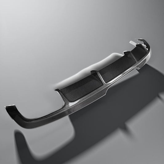 Carbon Fiber Rear Diffuser for Audi TTS & TT MK2 (Type 8J Coupe, 2008-2014)