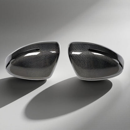 Carbon Fiber Side Wing Mirror Cover for Audi R8 Spyder Convertible Rear View