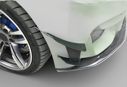 Carbon Fiber Front Canards & Bumper Fins for BMW F80 M3 & F82/F83 M4 (2014-2019)