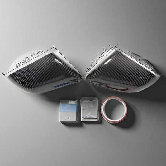 Carbon Fiber Rearview Mirror Covers for Ford Mustang 2015