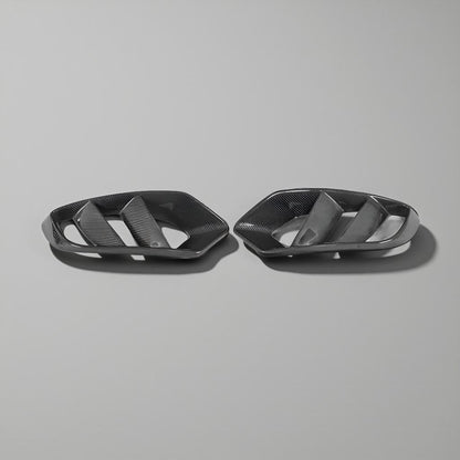 Carbon Fiber Front Bumper Air Vent Cover - Mercedes W205 C-Class C180/C200 (2015-2017)