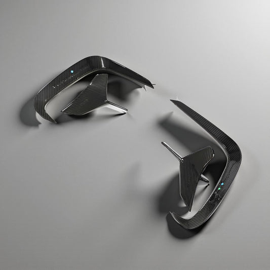 Dry Carbon Fiber Rear Canards for BMW 8 Series M-Sport Convertible (2018-2021) - Set of 4