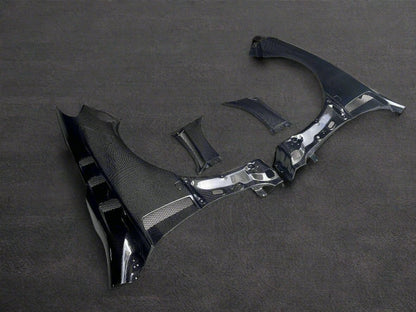 NYTFORGE Carbon Fiber Front Fenders with Vent Style for Subaru WRX STI (2015-2021)