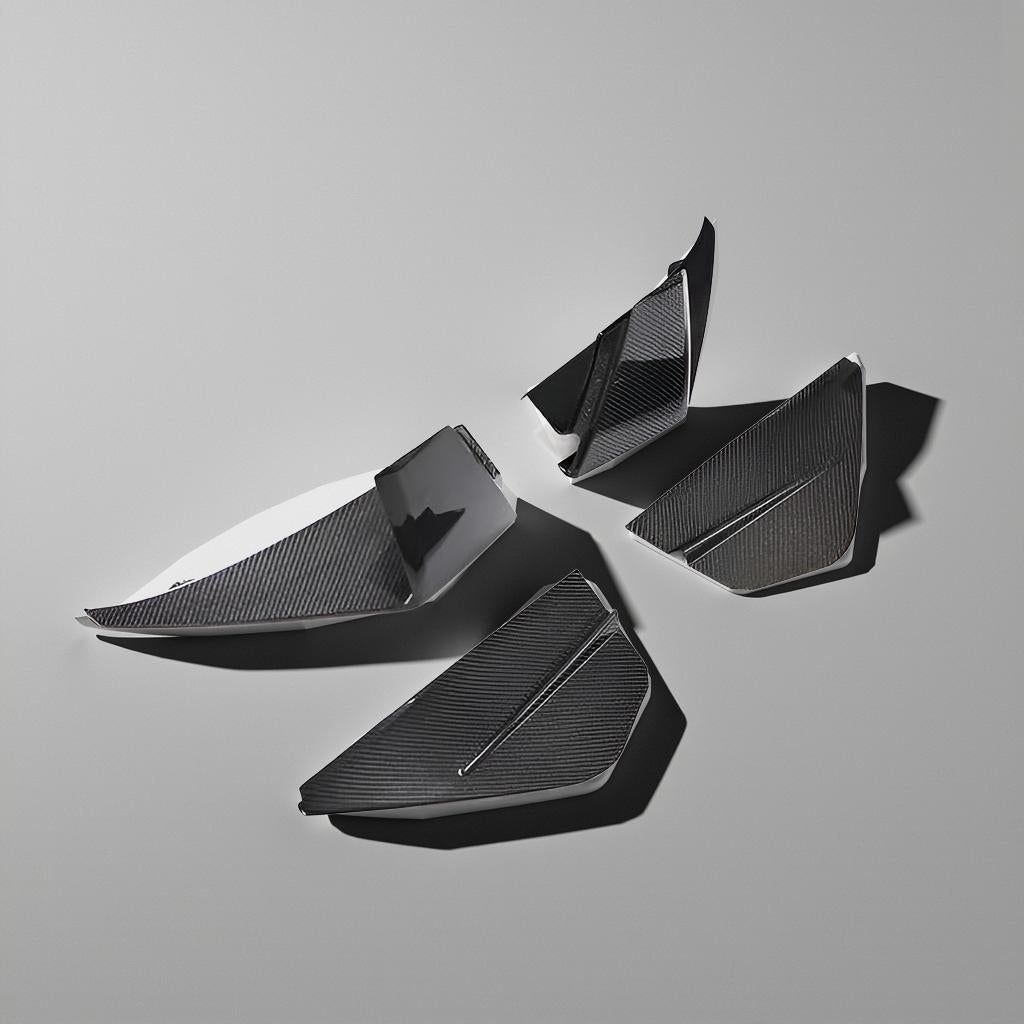 GT Carbon Front Bumper with Fog Lamps and Vents for Ford Mustang GT V8 (2018-2019)
