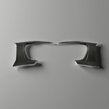 Carbon Fiber Front Bumper Canards & Air Vent Fins for Jaguar F-Type SVR 2-Door (2016-2019)