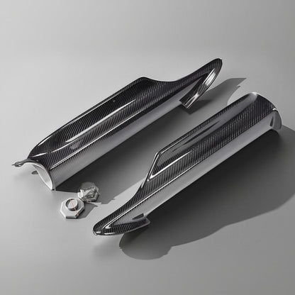 2005-2008 Real Carbon E90 M Tech Front Splitter for BMW M Tech Bumper