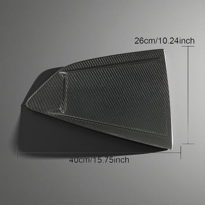 Dry Carbon Fiber Side Window Louver Vents for Chevy Camaro ZL1, RS, or SS 2-Door Coupe (2016-2019)