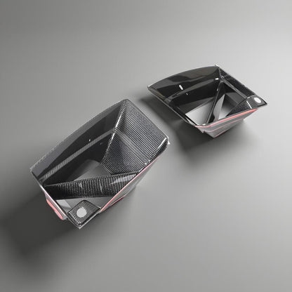 BMW M2 G87 2022-24 Real Carbon Front Bumper Air Duct Vent Trim Cover