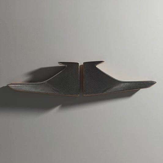 Carbon Fiber Front Bumper Vents Trim for BMW M2 2016 to 2018