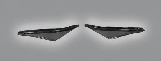 Carbon Fiber Front Bumper Fins Canards for Ford Mustang Coupe 2015 to 2017