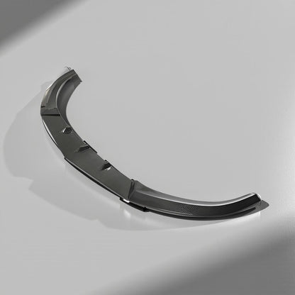 Carbon Fiber Front Center Lip for Mercedes Benz C-Class C205 C63 2015-2021 (3-Piece Set)