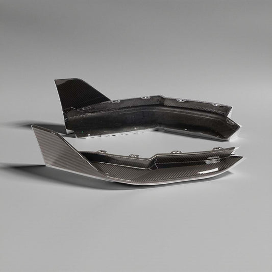 Luxury 3Series G80 Carbon Fiber Rear Bumper Aprons for BMW G80 M3 Sedan 4-Door 2021+