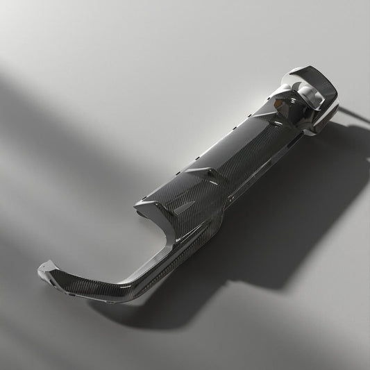 F93 M8 Gran Coupe Dry Carbon Fiber Rear Diffuser (2021-2022)