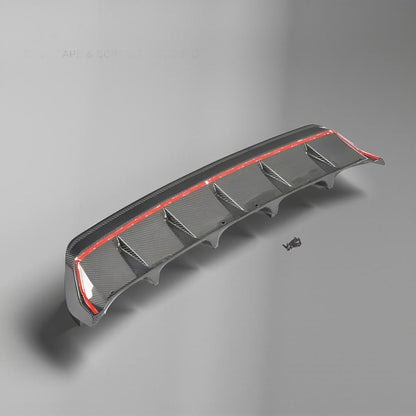 Carbon Fiber Rear diffuser for IS350 F Sport Sedan 2017-2018