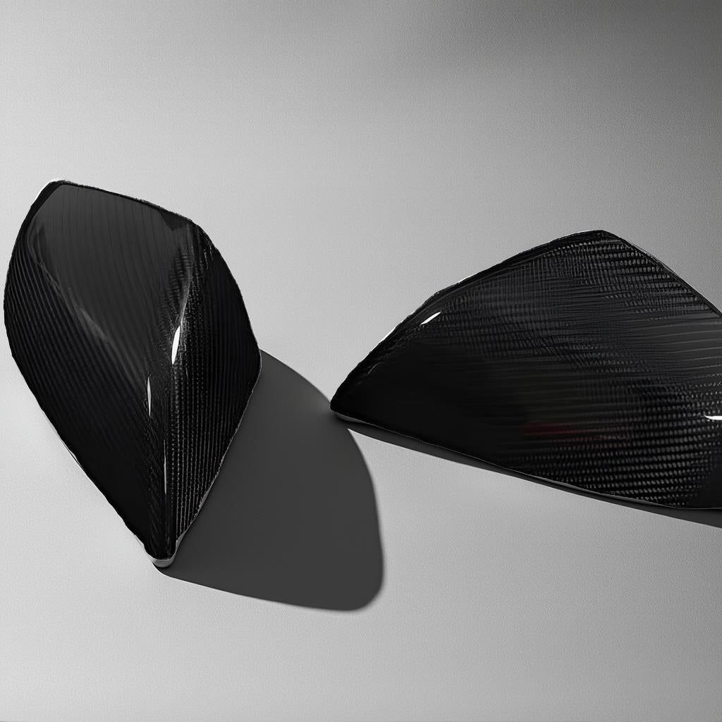 Tesla Model S Plaid Carbon Fiber Mirror Cover (2021-2023)