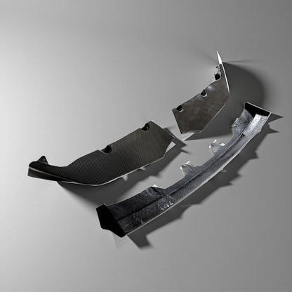 G80 V Style Carbon Fiber Front Spoiler Lip for BMW 3 Series G80 M3 Coupe 2021-2022