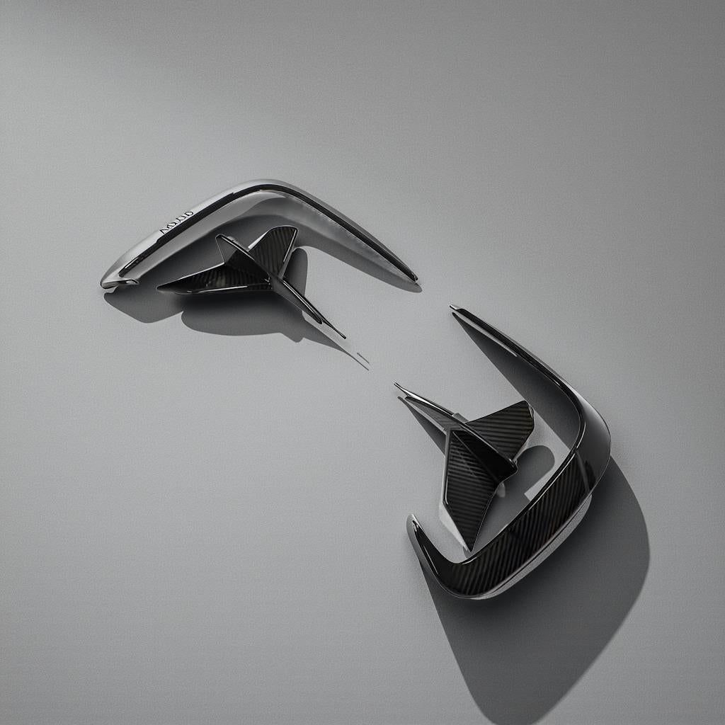 G14, G15, G16 Dry Carbon Fiber Rear Bumper Vents 840i & M850i M Sport (2020-2023)