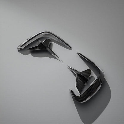 G14, G15, G16 Dry Carbon Fiber Rear Bumper Vents 840i & M850i M Sport (2020-2023)