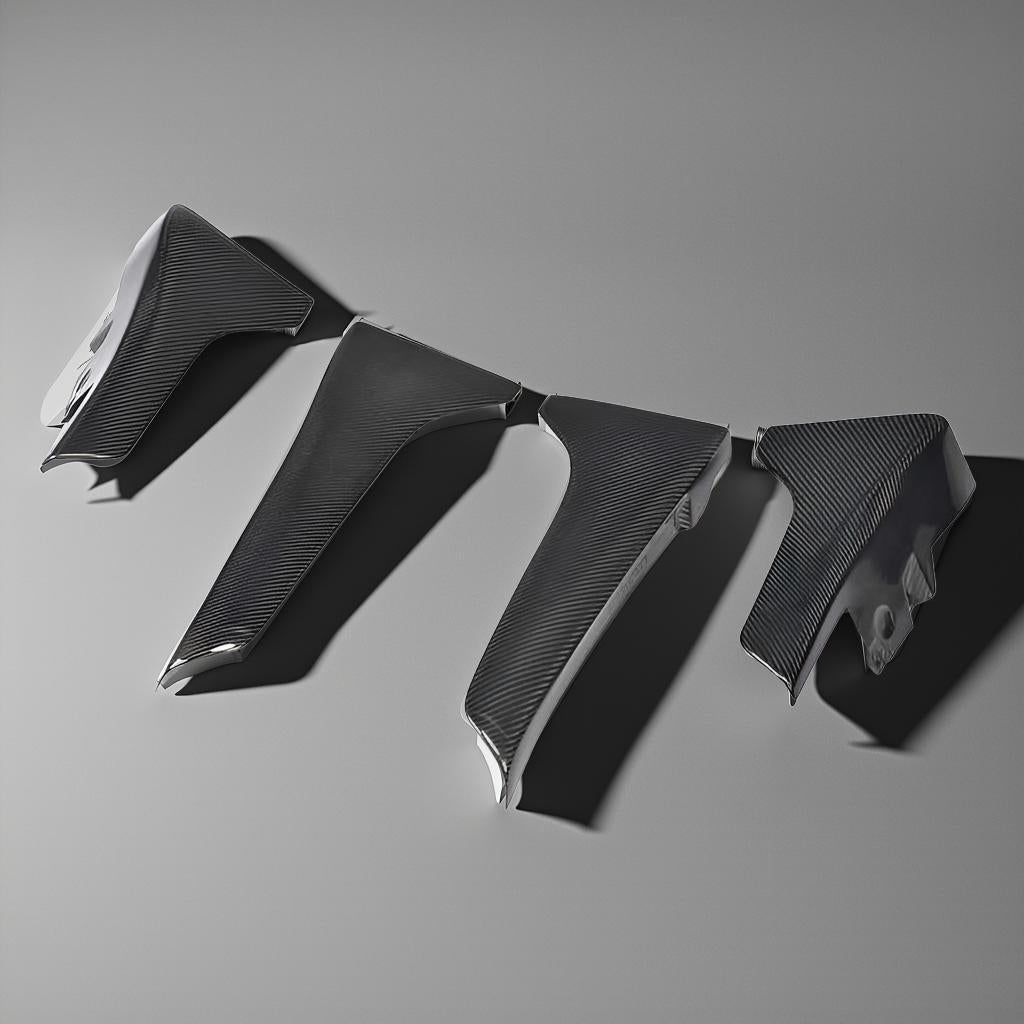 Carbon Fiber Splash Guards & Mudflaps for Infiniti Q50 (2014-2016)