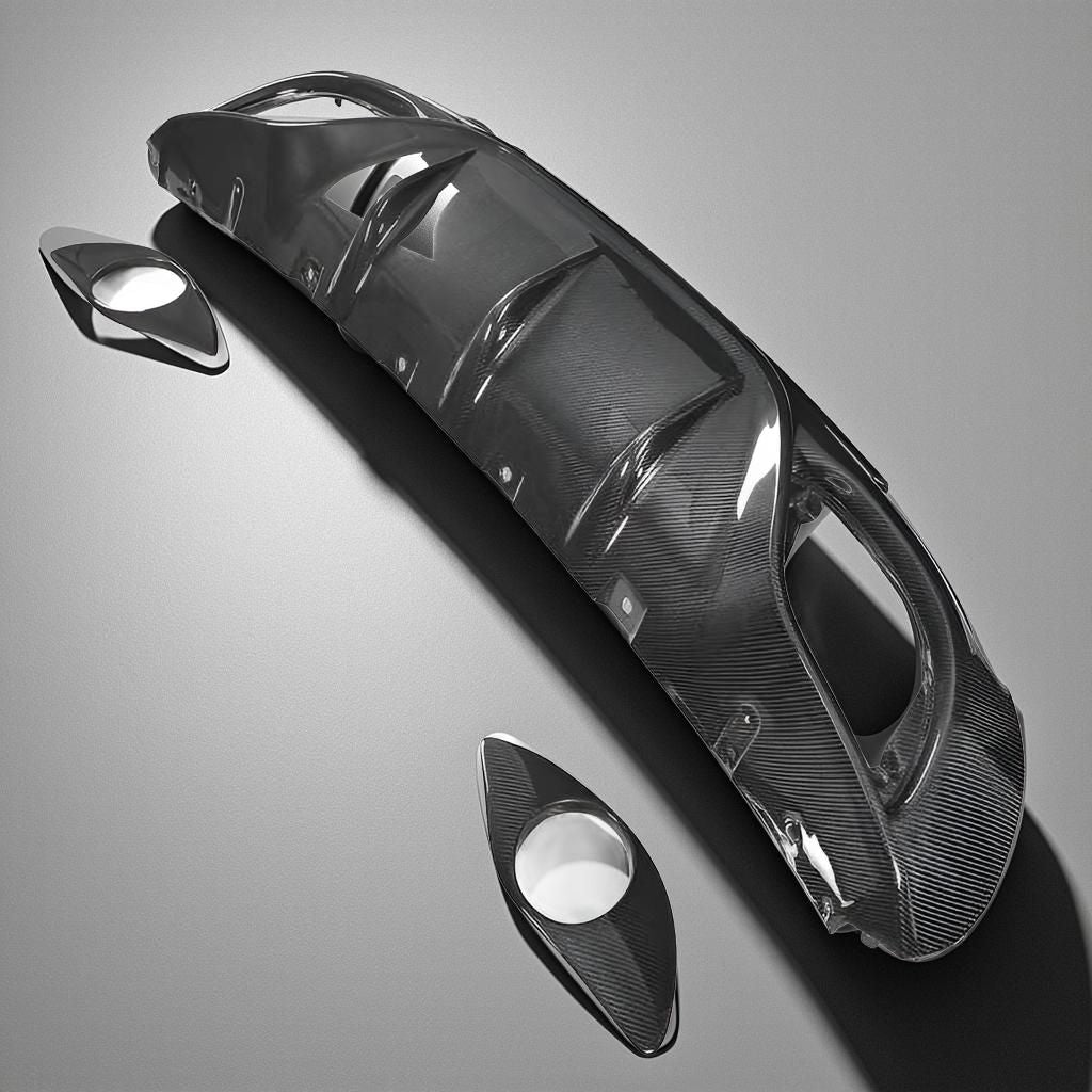 Carbon Fiber Rear Diffuser - Alfa Romeo Giulia Sport Sedan (2016-2019)