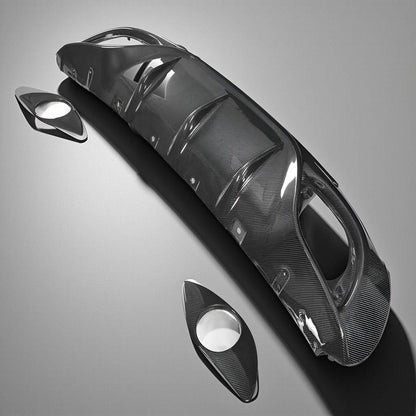 Carbon Fiber Rear Diffuser - Alfa Romeo Giulia Sport Sedan (2016-2019)